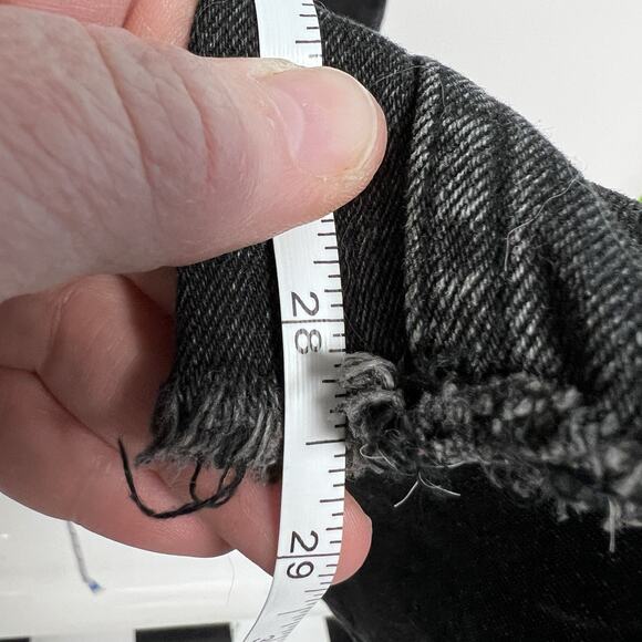 Abercrombie & Fitch Woman Jeans Middle Seam High Rise Split Ankle Sz 2 S 25x28.5 - Picture 7 of 10